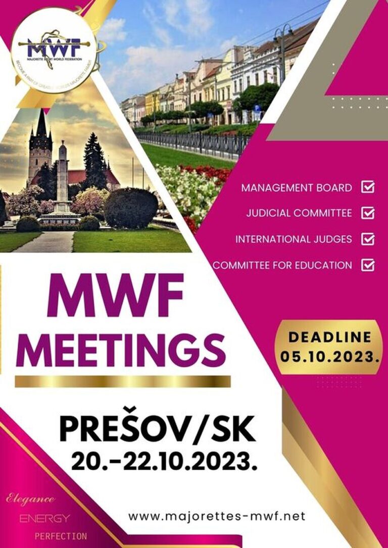 MWF MEETINGS, PREŠOV, SLOVAKIA, 20.-22.10.2023.