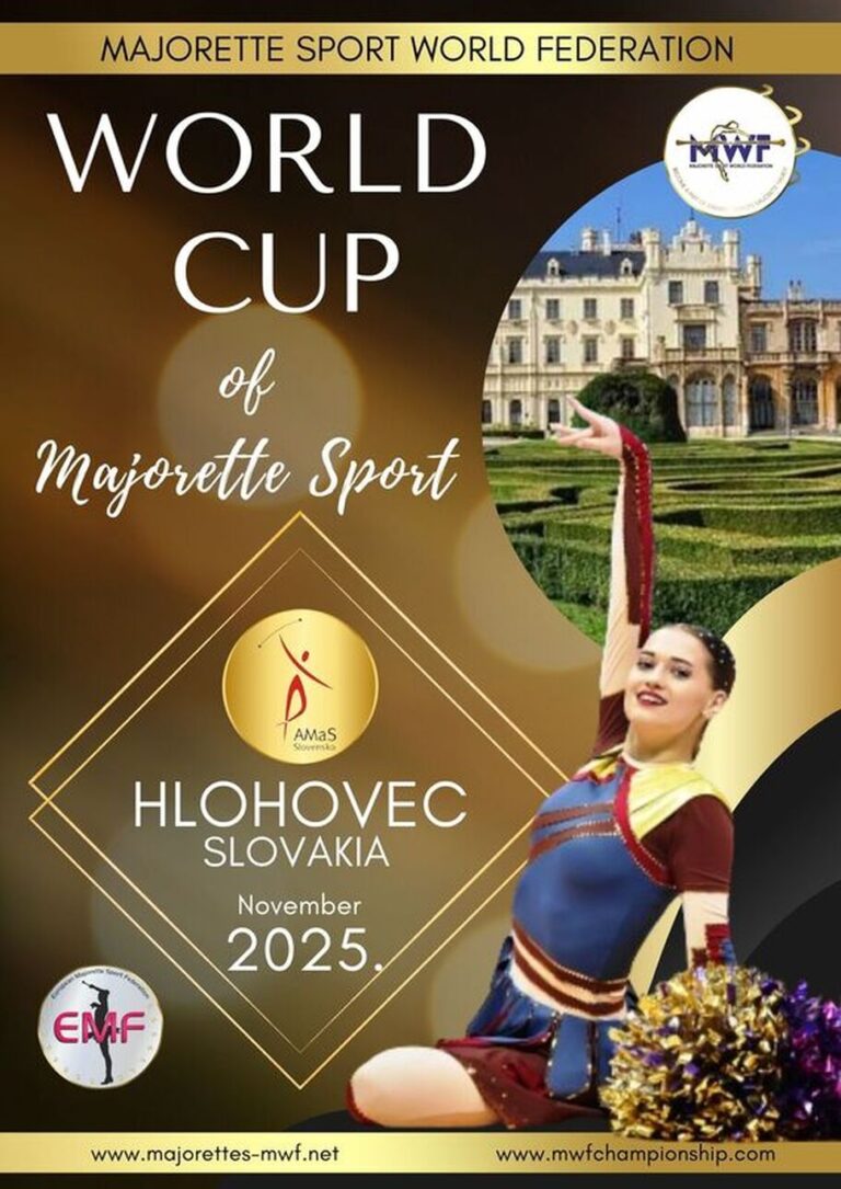 WORLD CUP OF MAJORETTE-SPORT, HLOHOVEC, SLOVAKIA, NOVEMBER 2025.